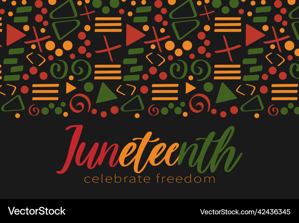 Africa day banner with tribal african pattern vector image