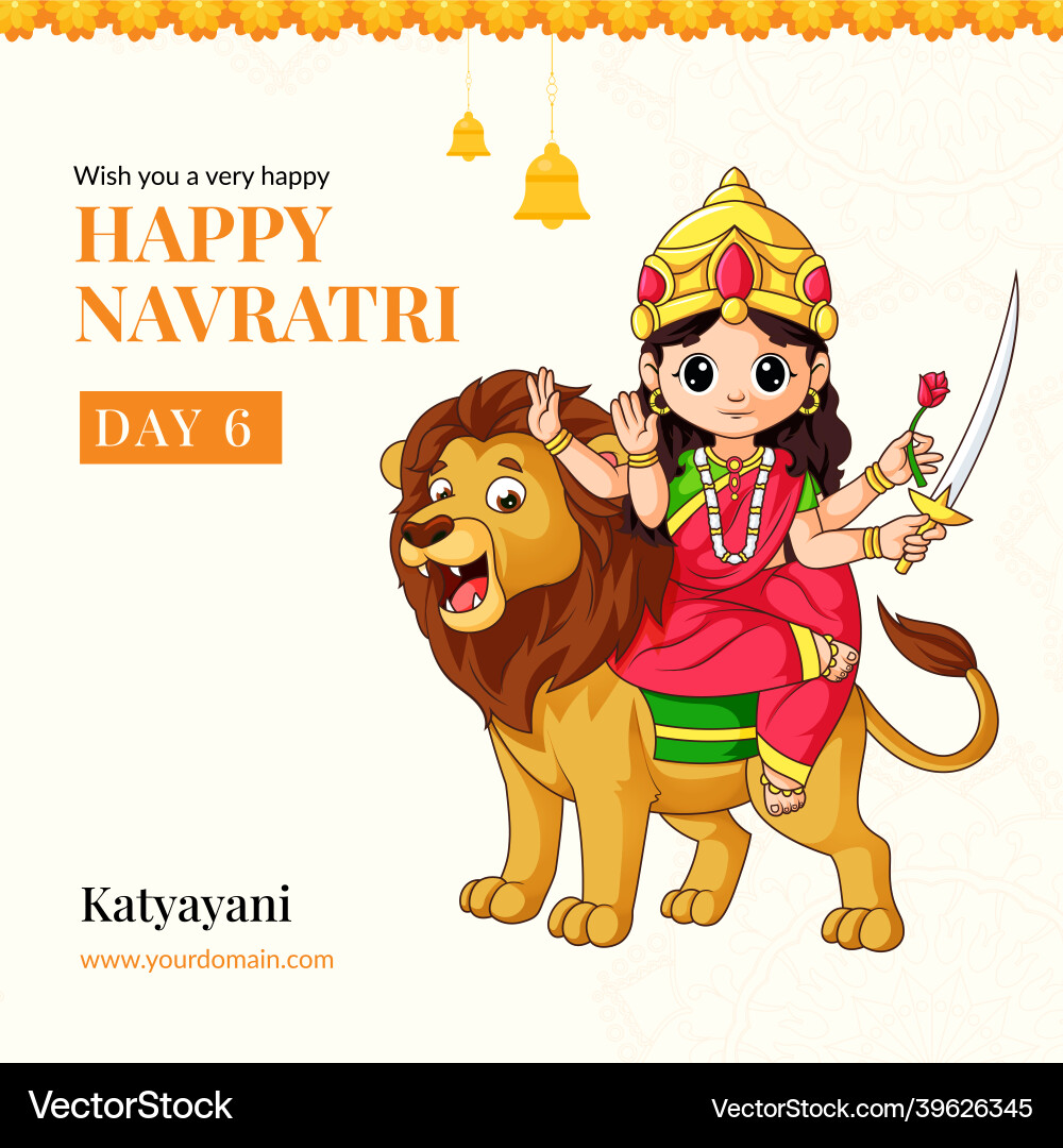 Banner design of happy navratri Banner design of happy navratri vector image