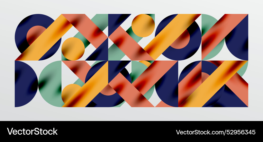 Circles and shadows colorful round elements Circles and shadows colorful round elements Vector Image