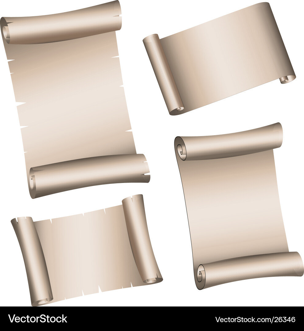 Ancient Scrolls vector image