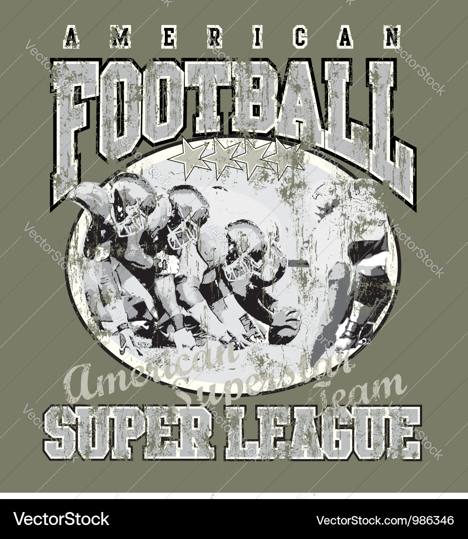 Dynamic Football Team Silhouette Vector Image
