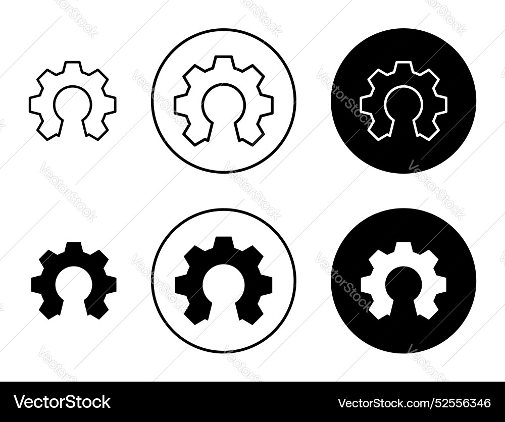 Open source icon set on white background Open source icon set on white background vector image