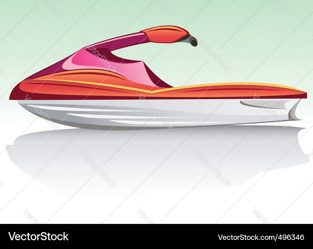 Water Sports Jet Ski Vector Image