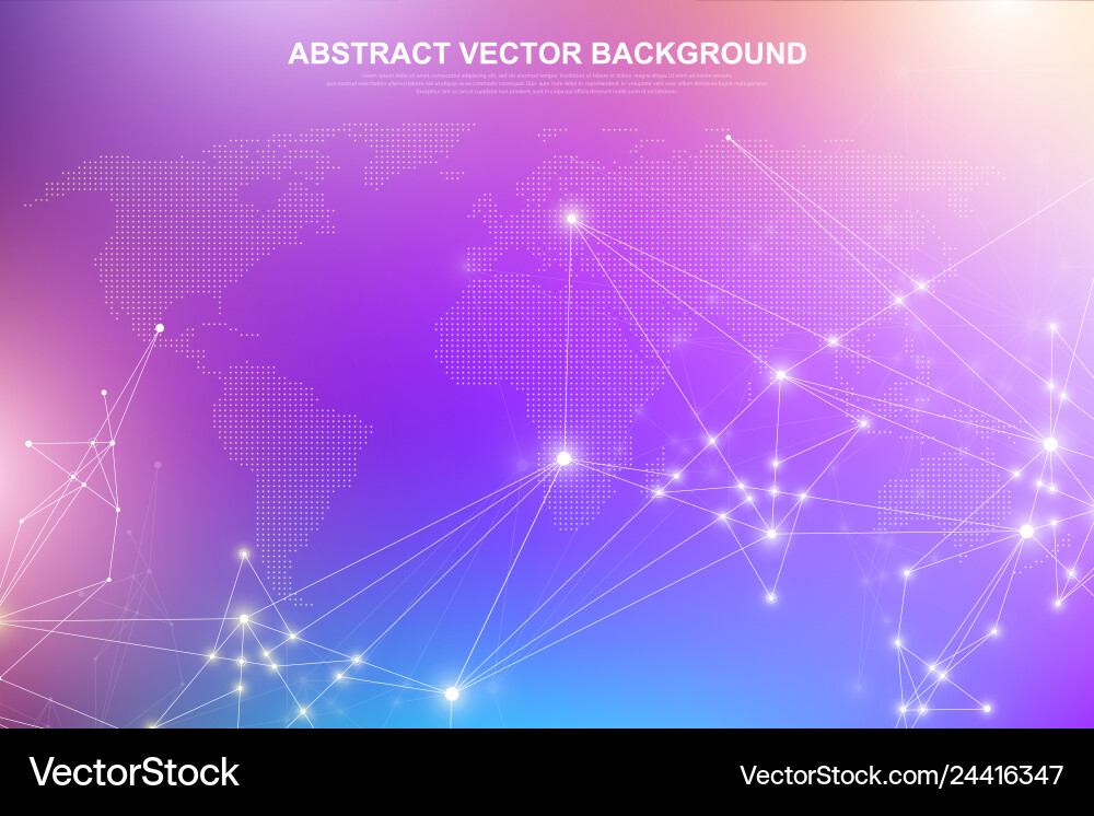 Futuristic abstract background blockchain Futuristic abstract background blockchain Vector Image