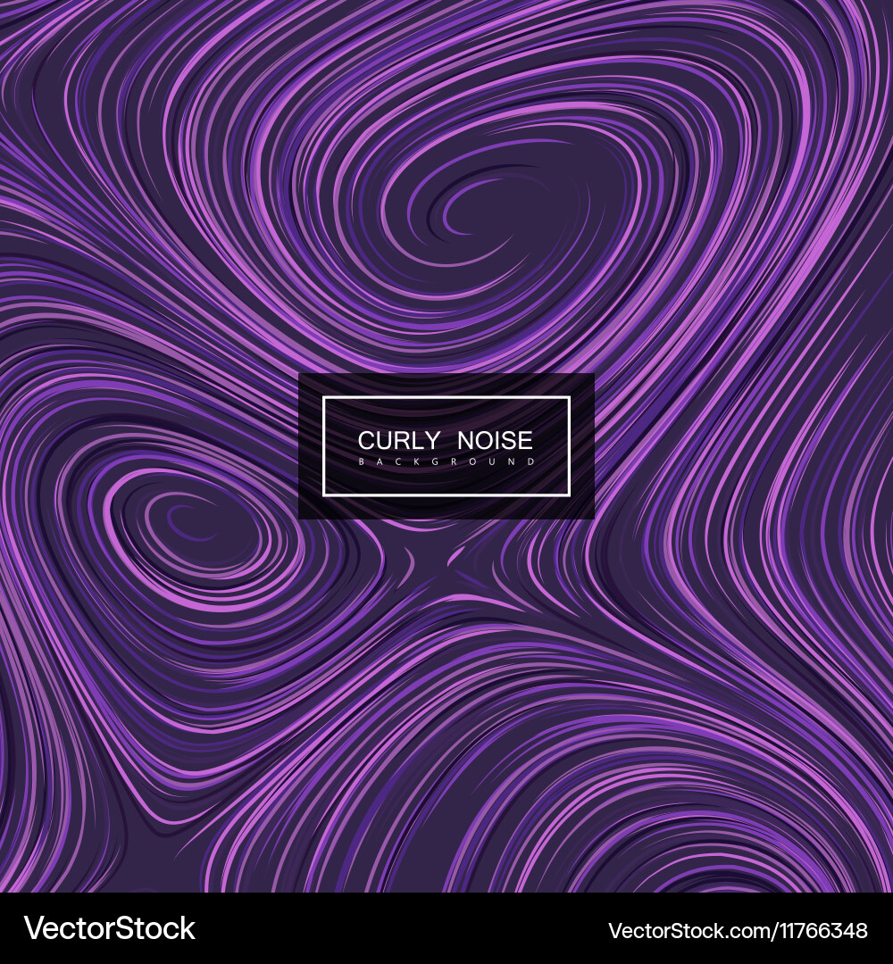 Abstract artistic curl background vector image