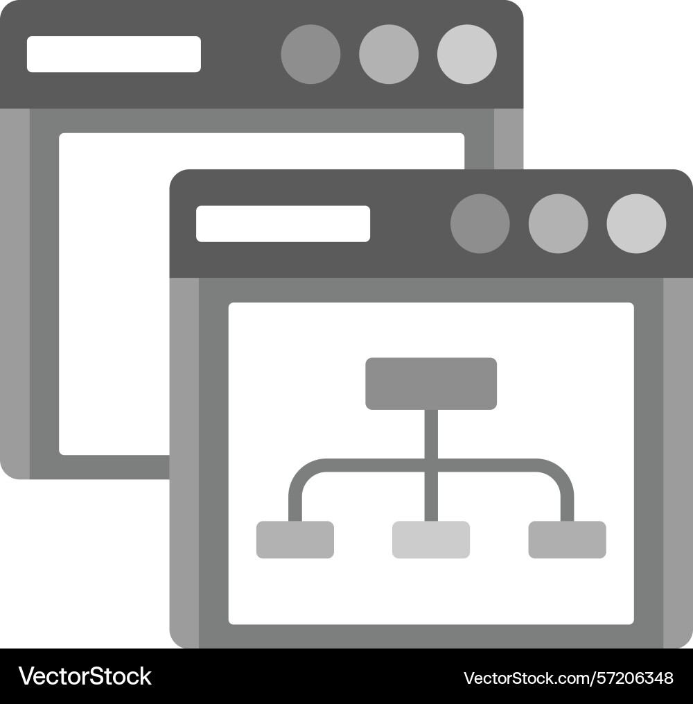 Algorithm icon vector image