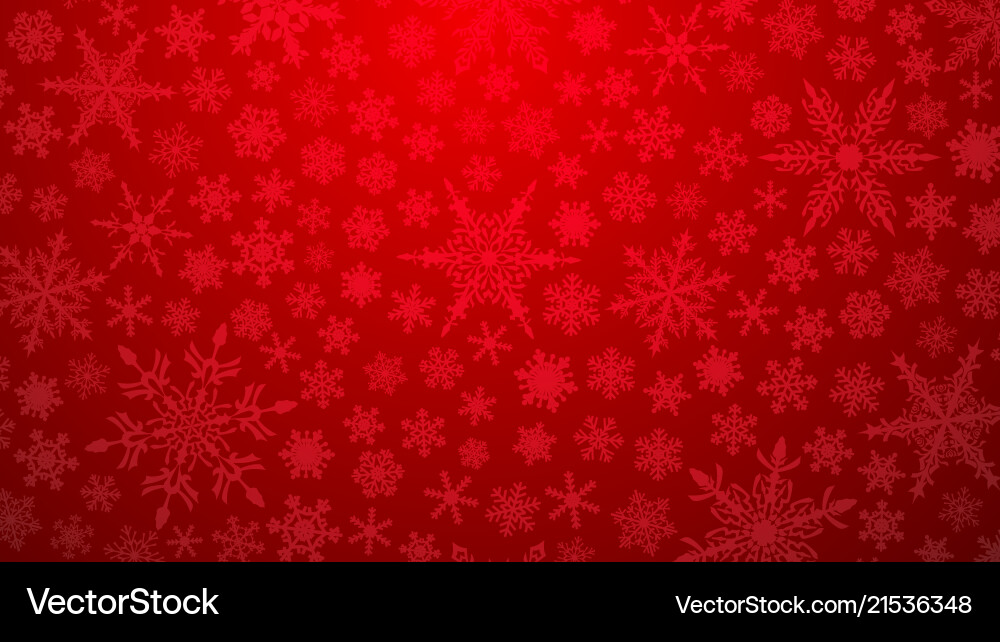 Christmas background of snowflakes Christmas background of snowflakes Vector Image