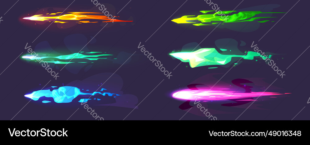 Game handgun or blaster shoot light effect vector image