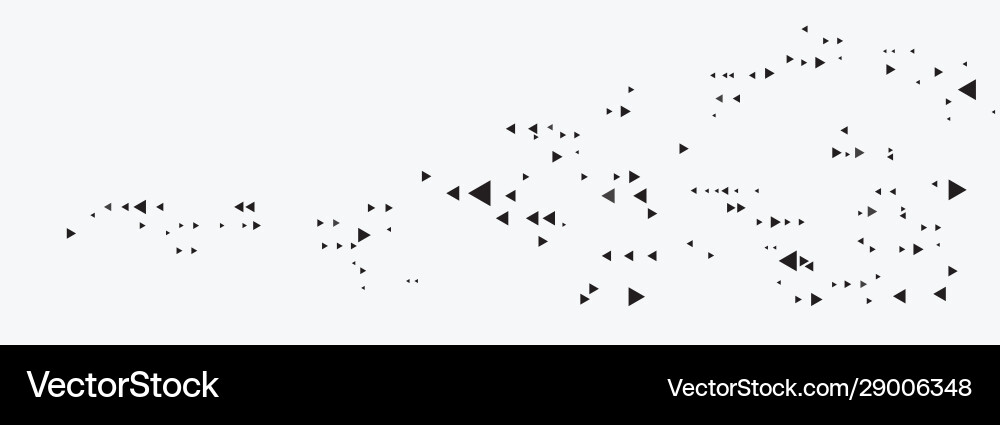 Geometric Triangle Pattern vector image