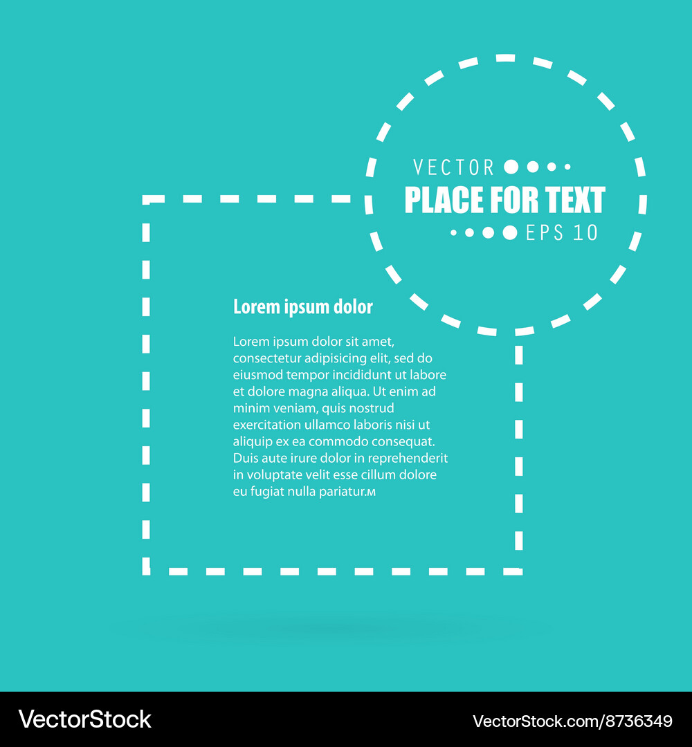 Abstract concept empty speech square quote Vector Image