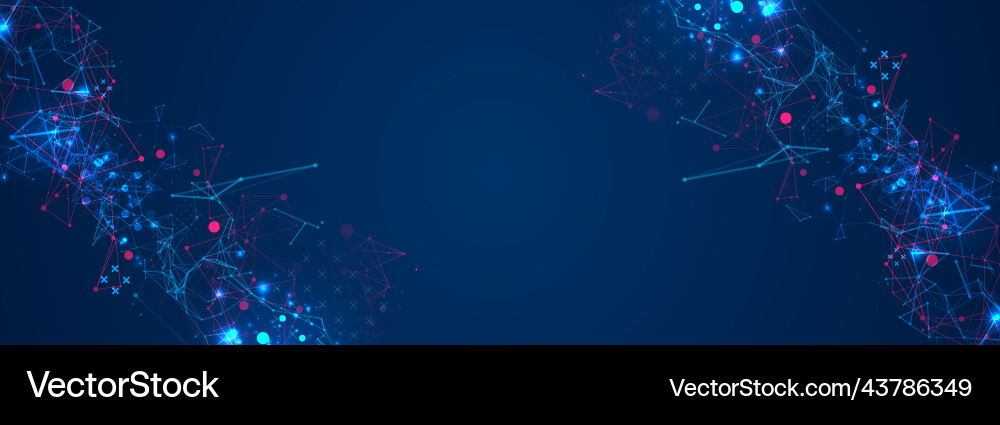 Abstract polygonal background with connecting Abstract polygonal background with connecting vector image