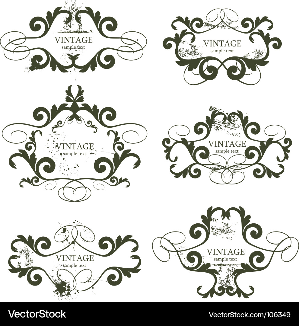 Elegant Floral Frame vector image
