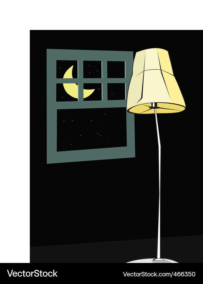 Cartoon Lamp Vector Image
