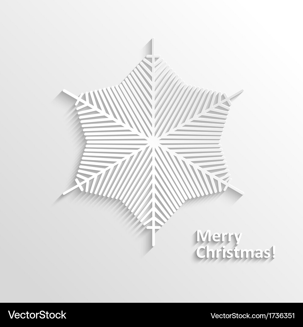 Design snowflake Vector Image