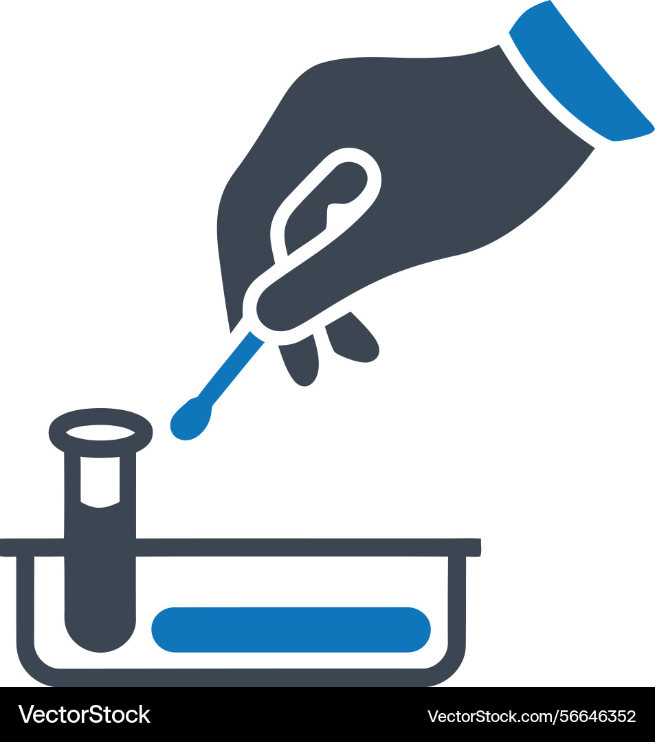 Laboratory sample testing icon Vector Image