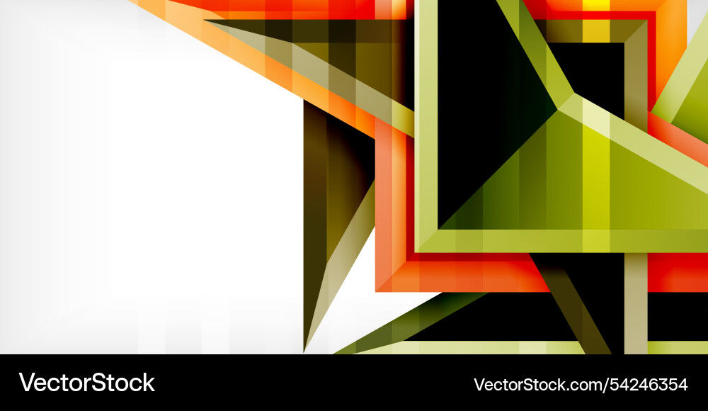 Abstract background color triangles and arrows Abstract background color triangles and arrows Vector Image