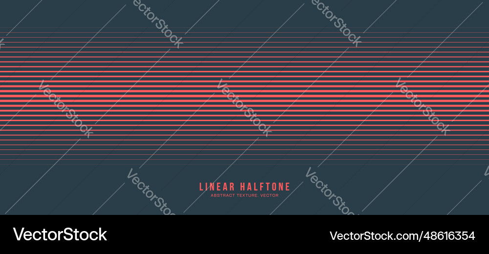 Linear halftone pattern seamless straight line Linear halftone pattern seamless straight line vector image