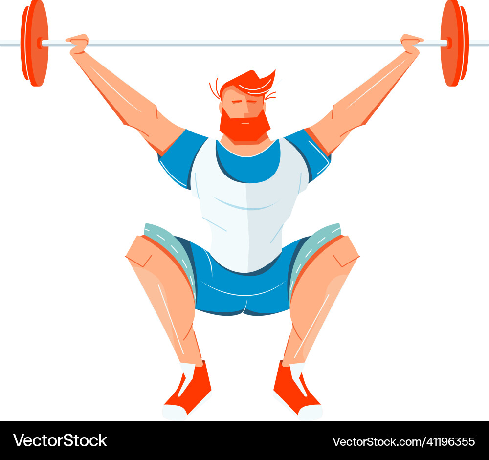 Fitness flat icon vector image