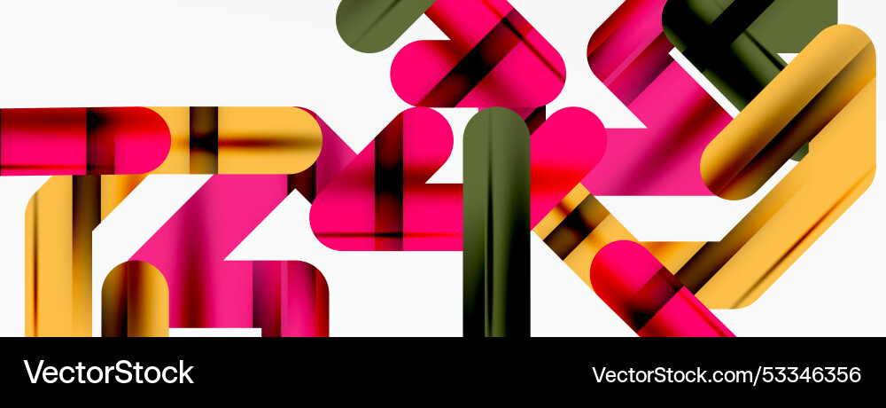 Abstract background - colorful lines composition Abstract background - colorful lines composition Vector Image