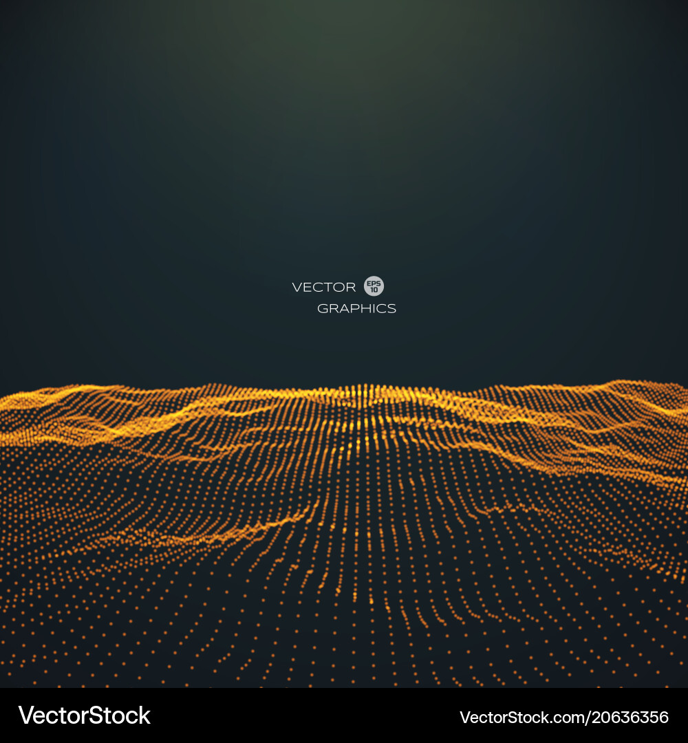 Abstract Particle Flow vector image