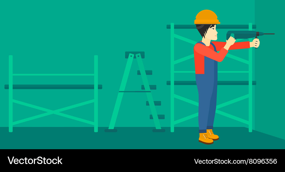Constructor with perforator Vector Image