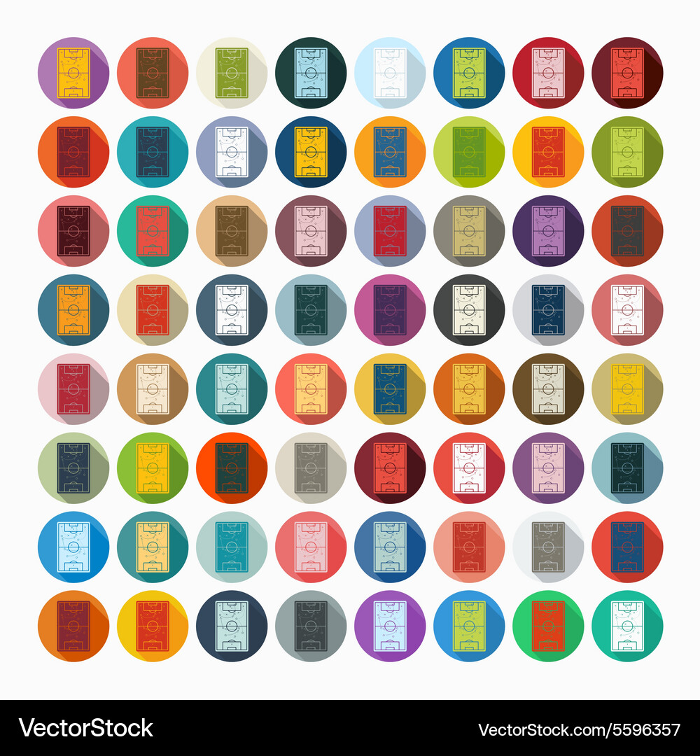 Flat design playing field Vector Image