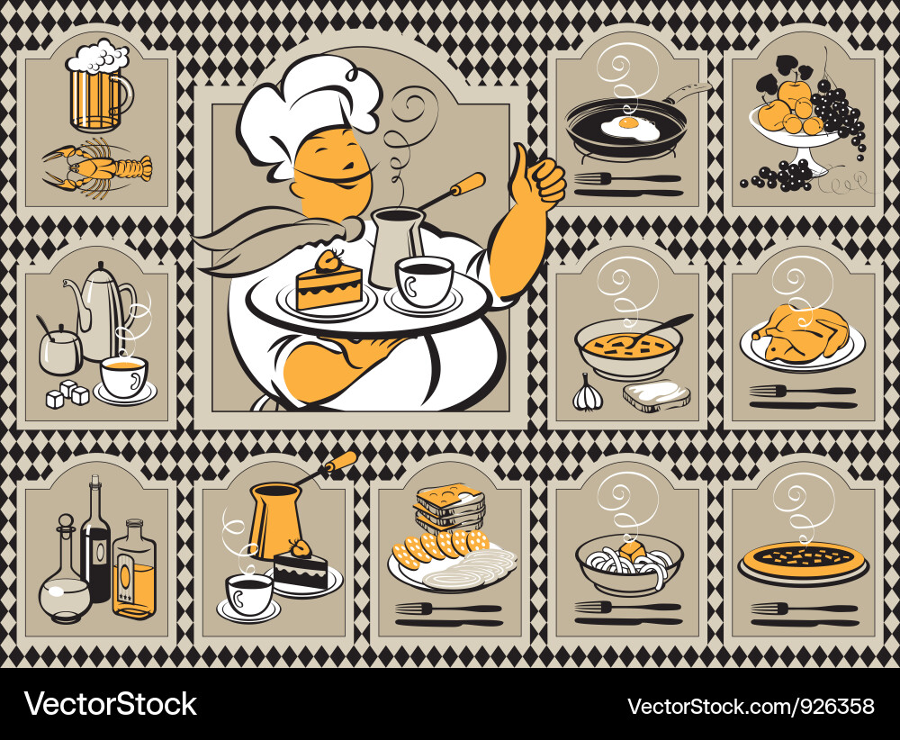 Menu style Royalty Free Vector Image - VectorStock