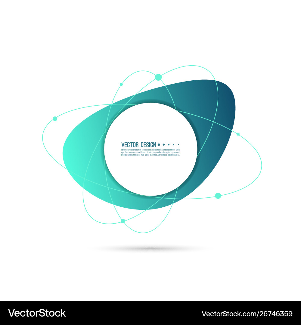 Abstract Particle Gradient Banner vector image