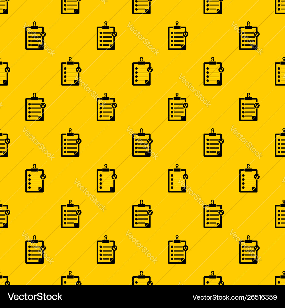 Check list pattern Check list pattern vector image
