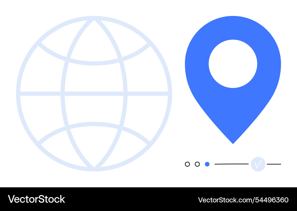 Global connectivity and navigation concept Global connectivity and navigation concept vector image
