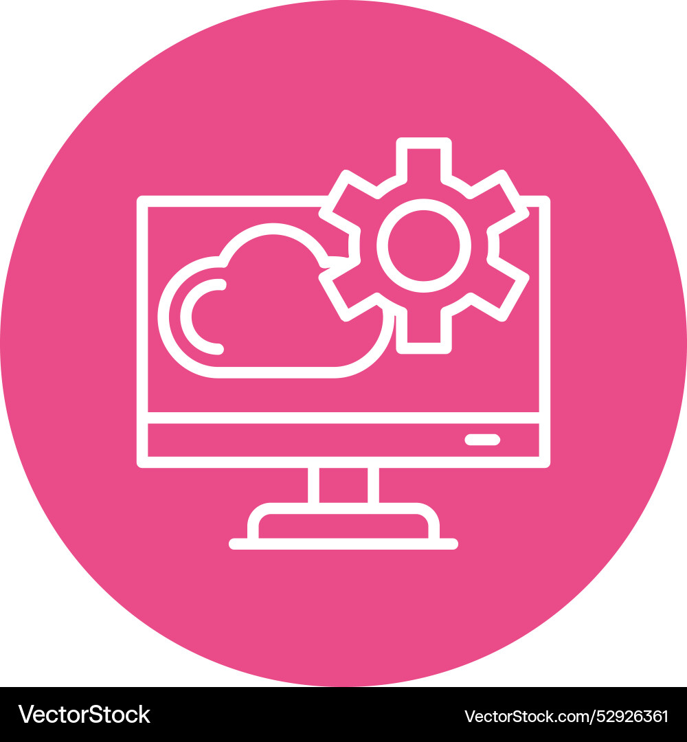 Aplication program interface icon design Vector Image