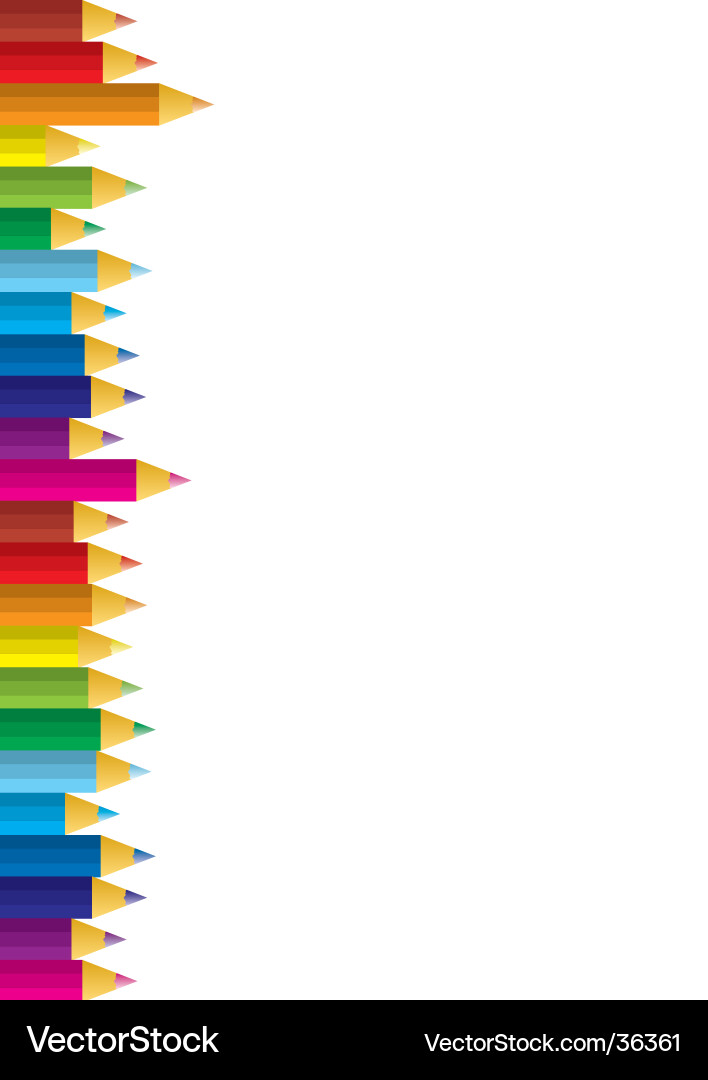 Colorful Pencil Collection Vector Image
