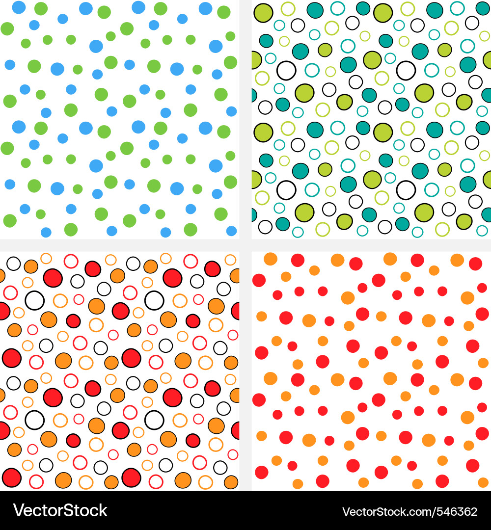 Colorful Dot Pattern Background Vector Image