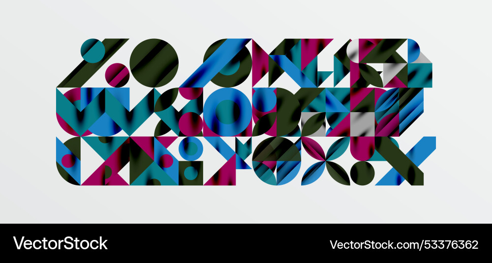 Geometric neo patterns abstract background vector image