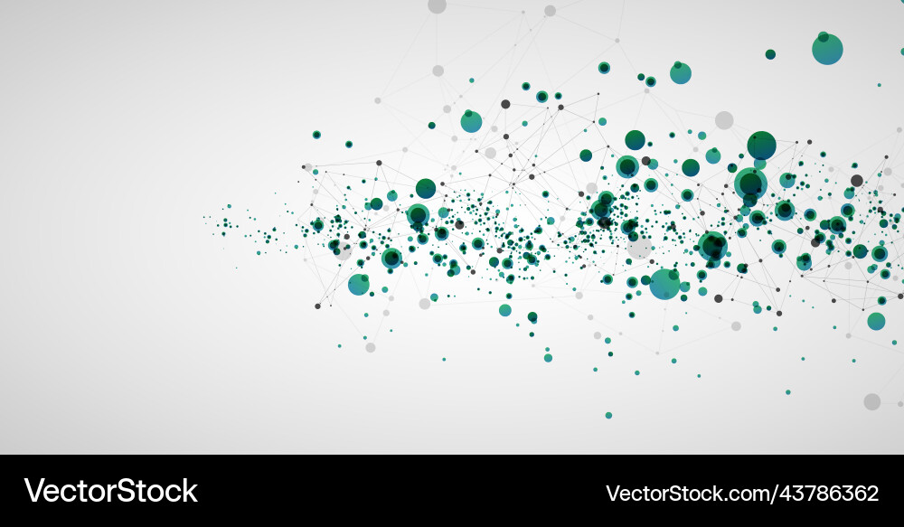 Template for science and technology presentation Template for science and technology presentation vector image
