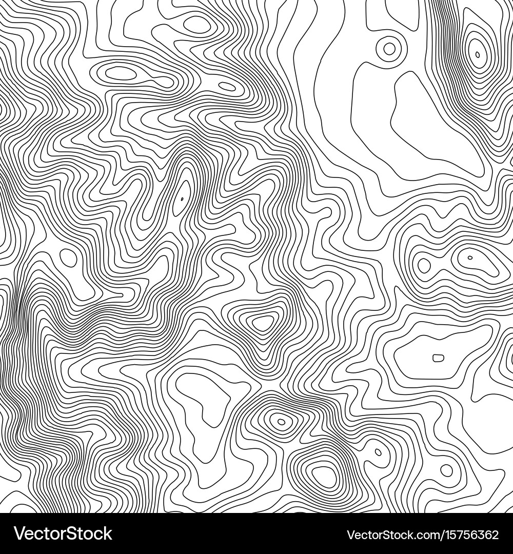 Topographic map background with space for copy Vector Image