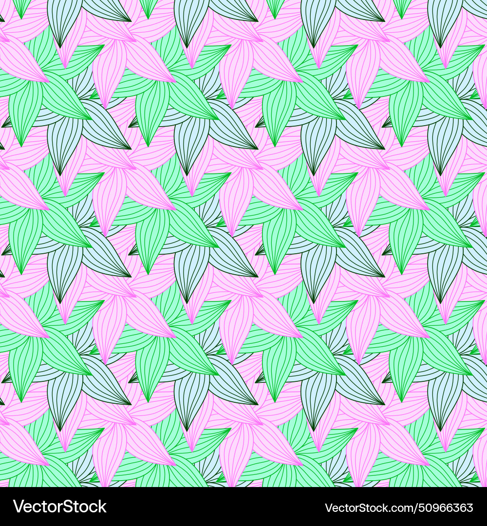 Linear seamless abstract geometric pattern Vector Image