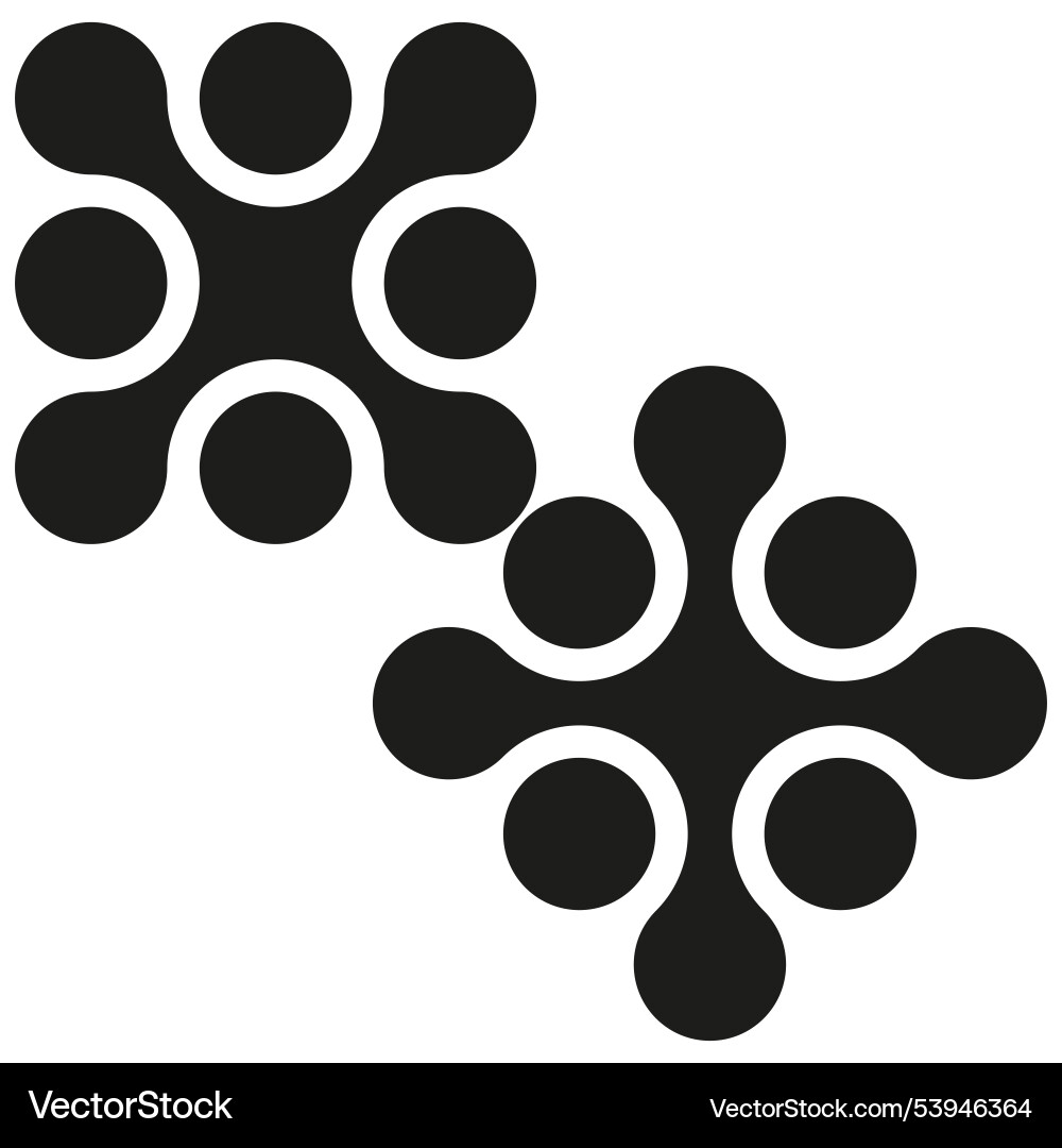 Abstract circular form geometric minimal shapes vector image