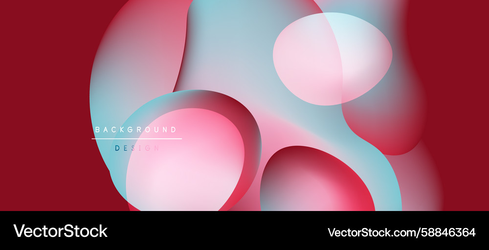 Abstract Gradient Shapes Vector Image