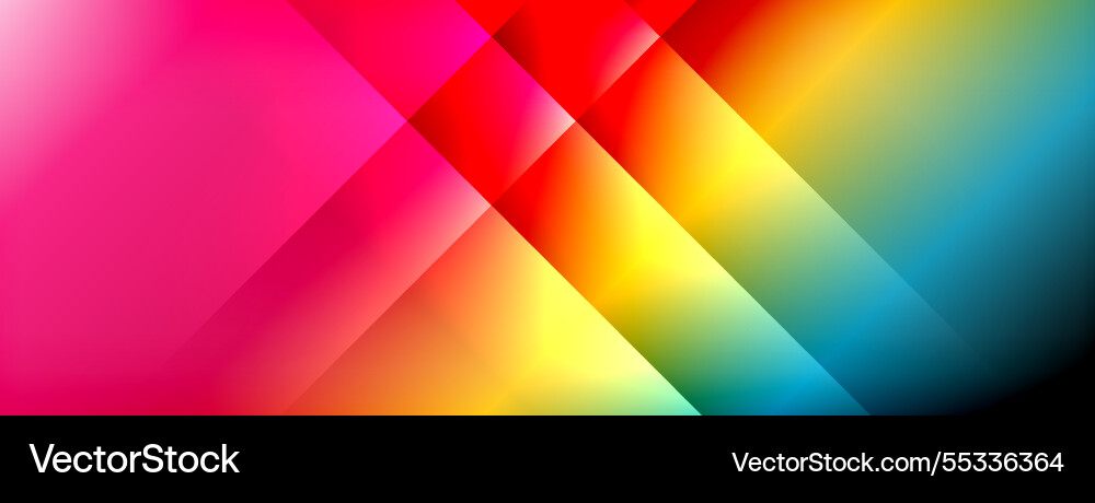 Colorful gradient with lines made of shadow Vector Image