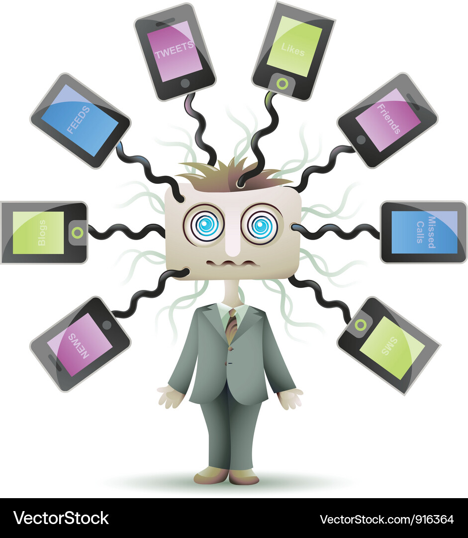 Digital Overload Vector Image