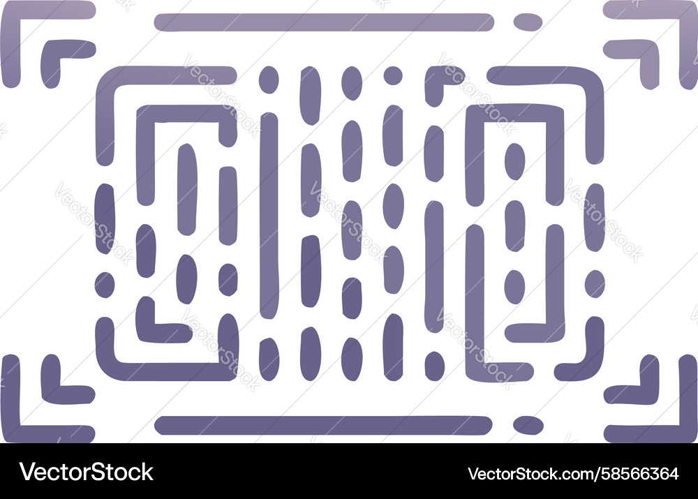 Digital Scan Line Pattern Vector Image