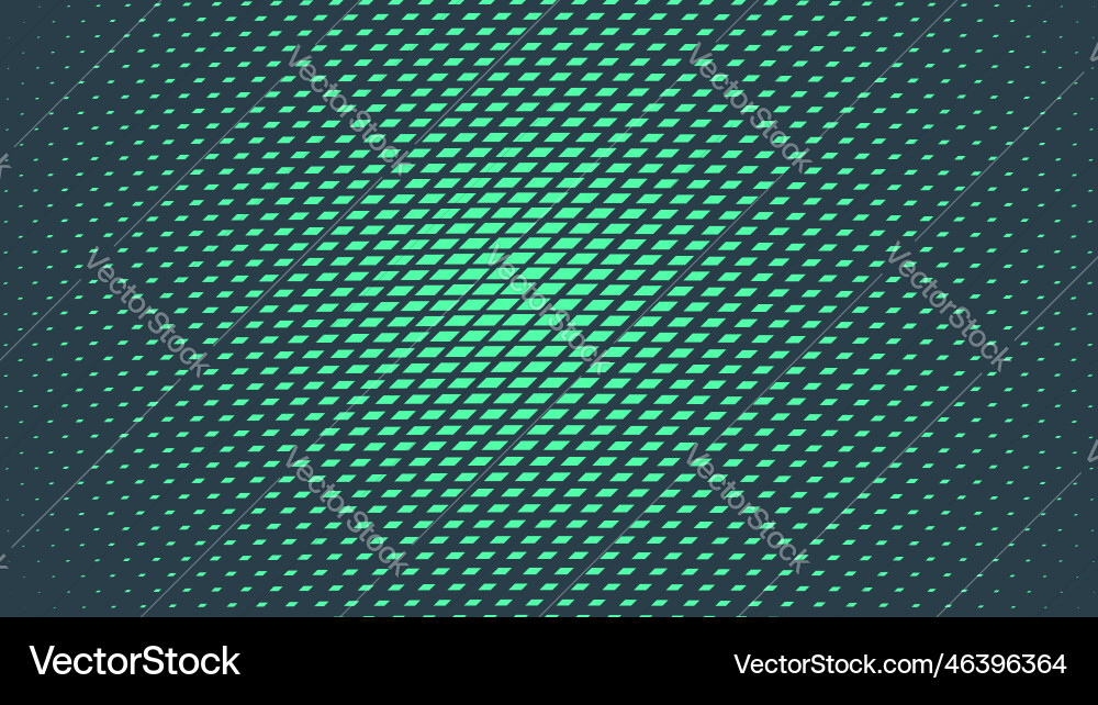 Dynamic Halftone Radial Gradient Vector Image