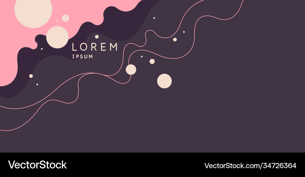 Poster with dynamic waves Poster with dynamic waves Vector Image