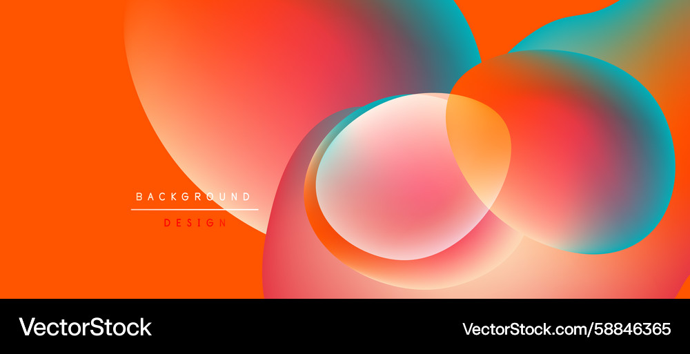 Dynamic Abstract Circles Vector Image