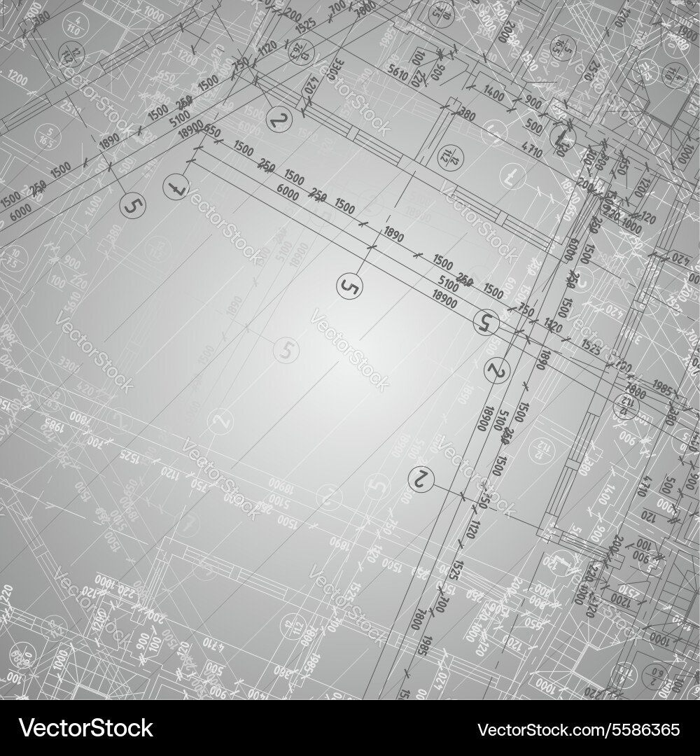 Grey gradient architecture background vector image