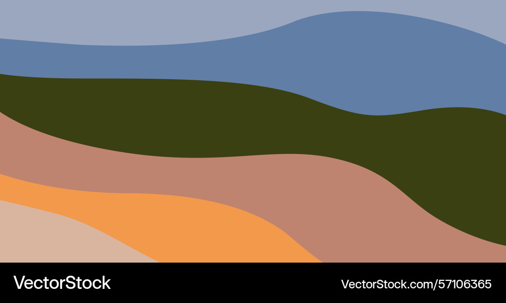Wave curve design modern line pattern graphic Vector Image