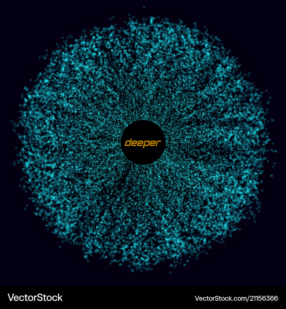 Abstract Particle Flow vector image