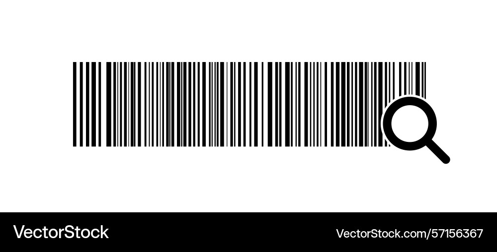Barcode isolated on color background code stripes Barcode isolated on color background code stripes vector image