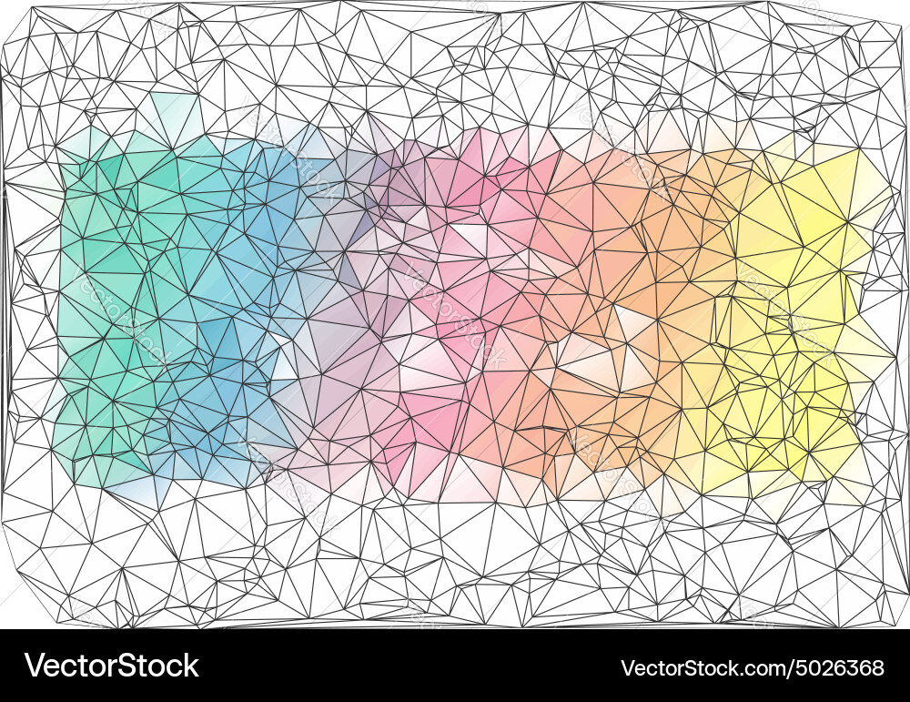 Abstract triangle polygonal background in eps vector image